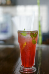 beverages in glases