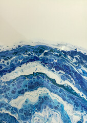 Ocean Tide Abstract Texture