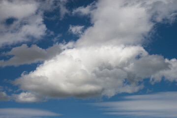 Closeup of beautiful cloudy sky background