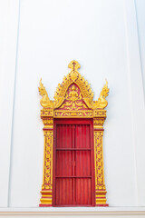 Obraz na płótnie Canvas Gates of an old Buddhist temple