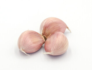 Garlic isolated on white background