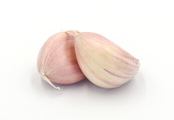 Garlic isolated on white background