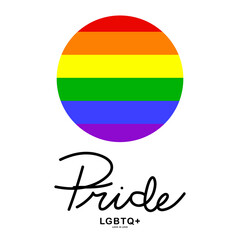 Pride  hand draw ,LGBT designs isolated on white background, Vector illustration EPS 10