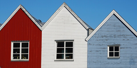 Eckernförde farbige Hausfassade Holz