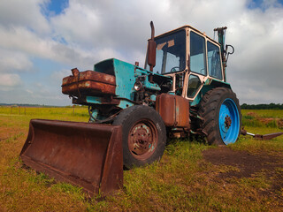 old tractor