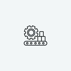 Manufacturing vector icon
