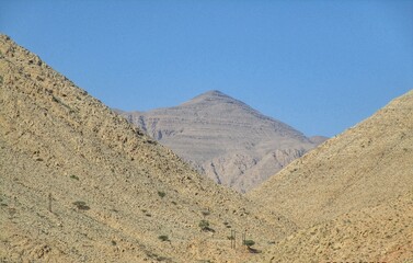 landscape in the desert