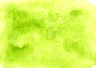 hand drawn green watercolor abstract background with texture