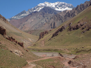 Aconcagua highest mountain in south America