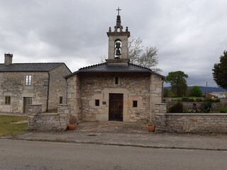 Fototapeta premium Capilla de Moreda en Lanzós (Vilalba, Galicia)