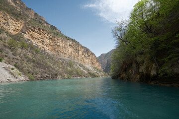 mountain landscape in the republic of Dagestan