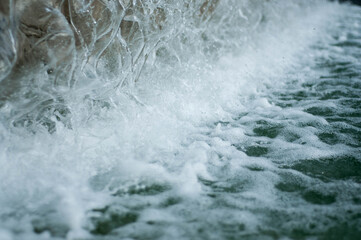 water foam and splashes