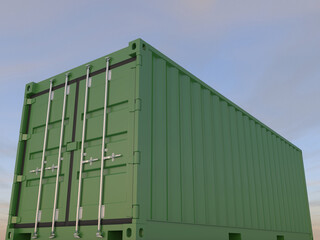 Fototapeta premium 3d Container