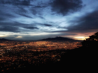 sunrise in the mountains