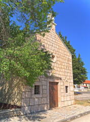 Fototapeta na wymiar Church of St. Roch in village Citluk in Croatia