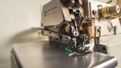 Tailoring process - sewing machine