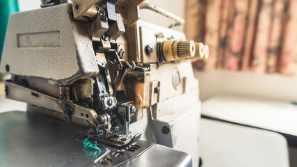 Tailoring process - sewing machine
