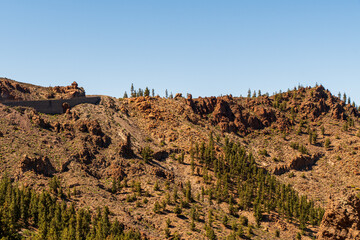 Paisaje en el Parque Nacional del Teide