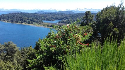 Fototapeta na wymiar San Carlos de Bariloche, Bariloche, Rio Negro, Lago Nahuel Huapi