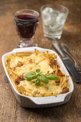baked italian maceroni pasta