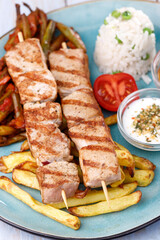 greek souvlaki skewers