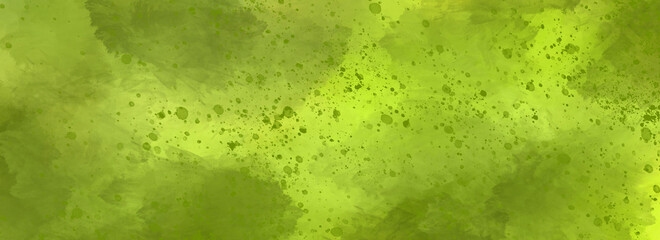 green bright deep abstract hand-drawn background with paint spots and blots. Environmental theme, eco friendly, fresh bright backdrop