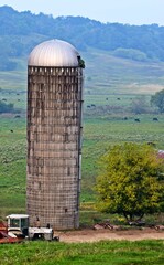 old corn silo © mary