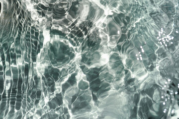 Naklejka premium The glare of pure sea water in nature.