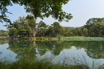 Fototapeta na wymiar Summer Resort Park, Chengde City, Hebei Province, China