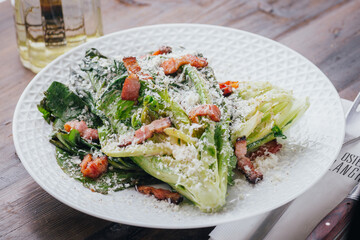 Grilled ceasar salad