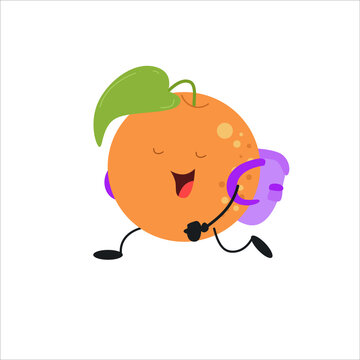 animated orange
