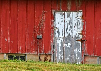 old wooden door