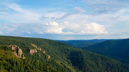 Fototapeta premium landscape in the mountains