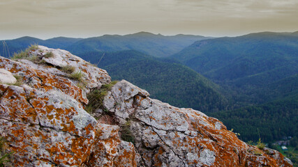 mountain landscape with sky