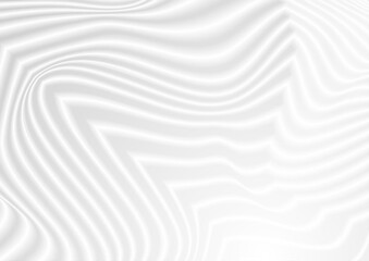 Fototapeta na wymiar Refracted grey white curved waves abstract elegant background. Vector wavy design