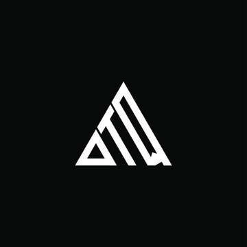 D T Q letter logo creative design. DTQ icon