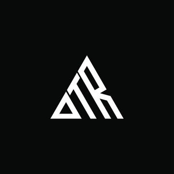 D T R letter logo creative design. DTR icon