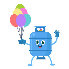 cute as tank character vector template design illustration