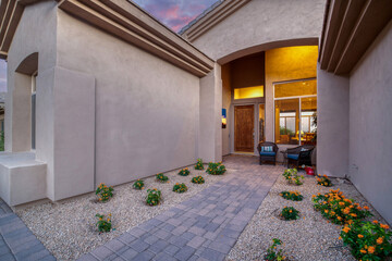 Twilight Exterior 