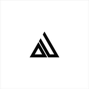 D U letter logo creative design. DU icon