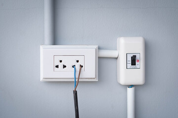 Using non-standard electricity It is a risk to life and property. The unpredictable might lead to a fire, which is something that should never be done because it is not safe. Safety first. Concept.