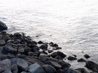 rocks on the beach