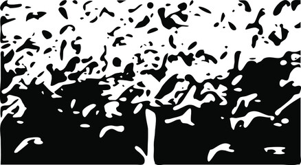  Grunge background vector modern design. Abstract surreal pattern of spots, dust, lines. Chaotic monochrome texture with the print and design business cards, labels, posters