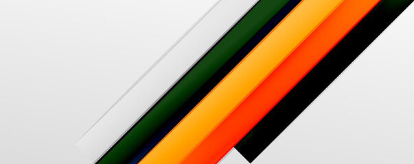 Color abstract lines trendy geometric background for business or technology presentation, internet poster or web brochure cover, wallpaper