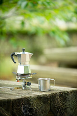 ドリップしたコーヒー