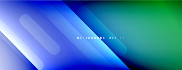 Dynamic lines abstract background. 3D shadow effects and fluid gradients. Modern overlapping forms