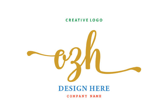 OZH lettering logo is simple, easy to understand and authoritative