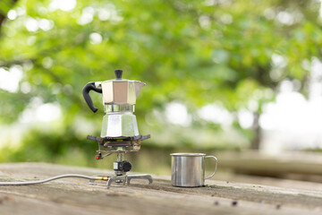 ドリップしたコーヒー