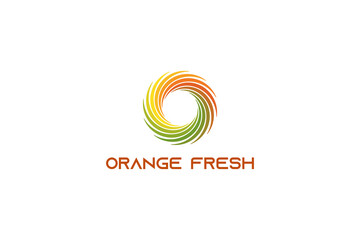 Letter O refreshment abstract logo design