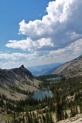 Terrace Lakes in the Bighorn Crags, Frank Church River of No Return Wilderness, Idaho.